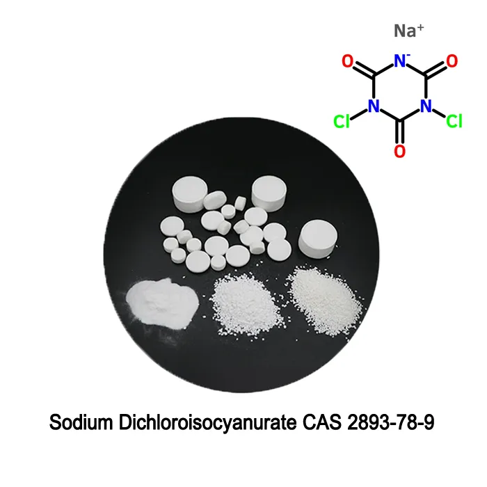Tratamiento de agua de alta calidad dicloroisocianurato\/SDIC 56% CAS 2893-78-9